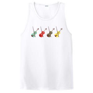 Violin With Bows Orchestra Gift PosiCharge Competitor Tank