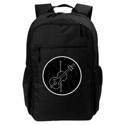 Violin With Bow For Violinist Stars Constellation Gift Daily Commute Backpack