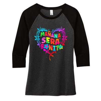 Vintage Women Birthday Karols Manana G Sera Bonitos Lover Women's Tri-Blend 3/4-Sleeve Raglan Shirt