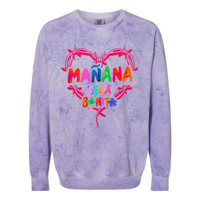 Vintage Women Birthday Karols Manana G Sera Bonitos Colorblast Crewneck Sweatshirt