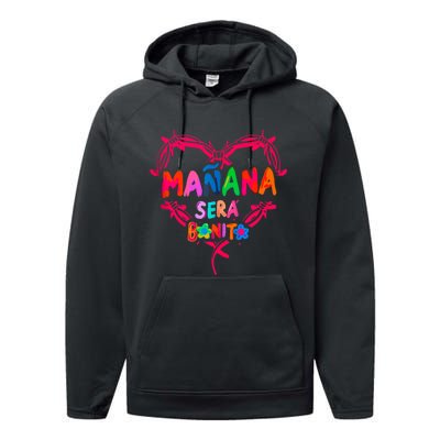 Vintage Women Birthday Karols Manana G Sera Bonitos Performance Fleece Hoodie