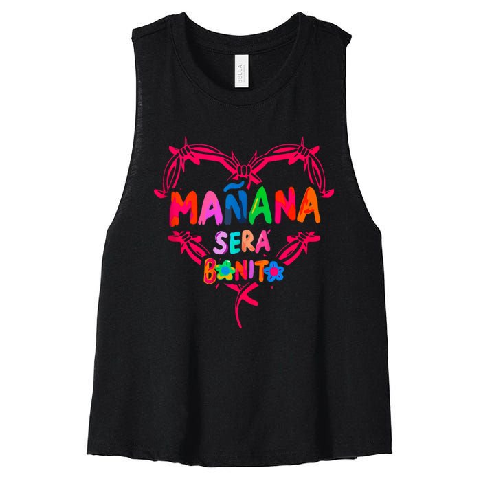 Vintage Women Birthday Karols Manana G Sera Bonitos Women's Racerback Cropped Tank