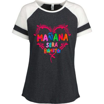 Vintage Women Birthday Karols Manana G Sera Bonitos Enza Ladies Jersey Colorblock Tee