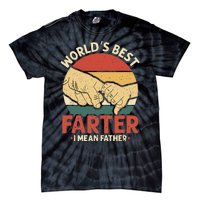 Vintage World's Best Farter I Mean Father Tie-Dye T-Shirt