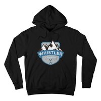 Vintage Whistler Canada Illustration Hoodie