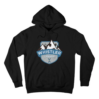 Vintage Whistler Canada Illustration Hoodie