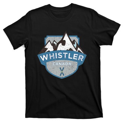 Vintage Whistler Canada Illustration T-Shirt