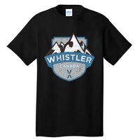 Vintage Whistler Canada Illustration Tall T-Shirt