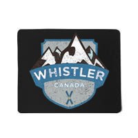 Vintage Whistler Canada Illustration Mousepad