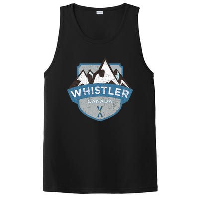 Vintage Whistler Canada Illustration PosiCharge Competitor Tank