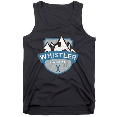 Vintage Whistler Canada Illustration Tank Top