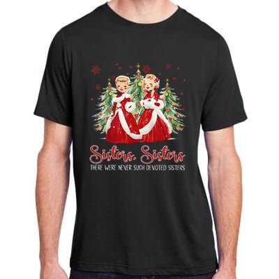 Vintage White Christmas Movie 1954 Sisters Sisters Xmas Snow Adult ChromaSoft Performance T-Shirt