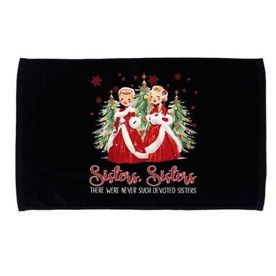 Vintage White Christmas Movie 1954 Sisters Sisters Xmas Snow Microfiber Hand Towel