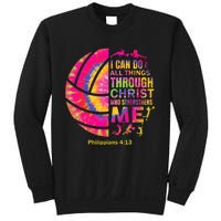 Volleyball Women Christian Christ Sweatshirt