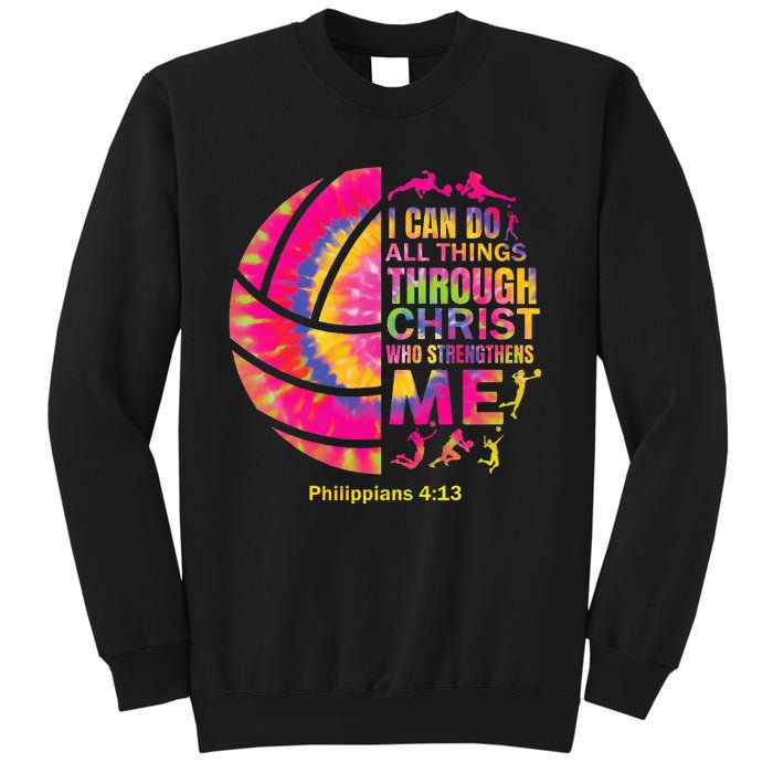 Volleyball Women Christian Christ Sweatshirt