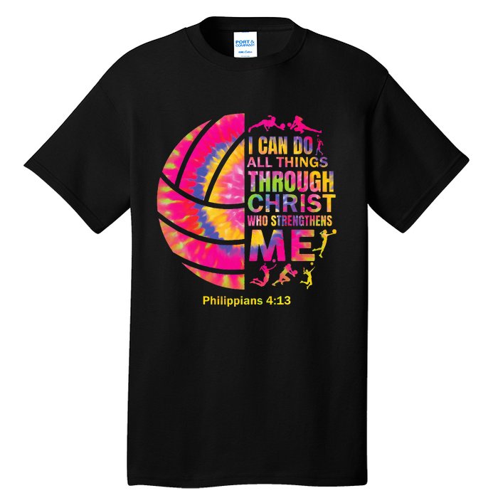 Volleyball Women Christian Christ Tall T-Shirt