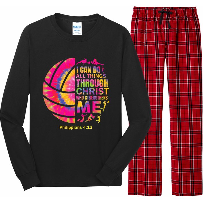 Volleyball Women Christian Christ Long Sleeve Pajama Set