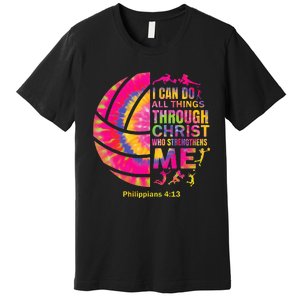 Volleyball Women Christian Christ Premium T-Shirt