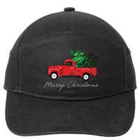 Vintage Wagon Christmas Tree On Car Xmas Vacation 7-Panel Snapback Hat