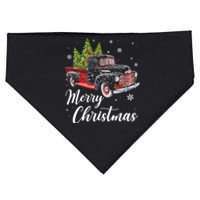 Vintage Wagon Christmas Tree On Car Xmas Red Truck USA-Made Doggie Bandana