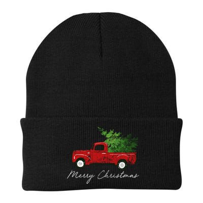 Vintage Wagon Christmas Truck Beanie