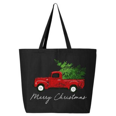 Vintage Wagon Christmas Truck 25L Jumbo Tote