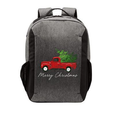 Vintage Wagon Christmas Truck Vector Backpack