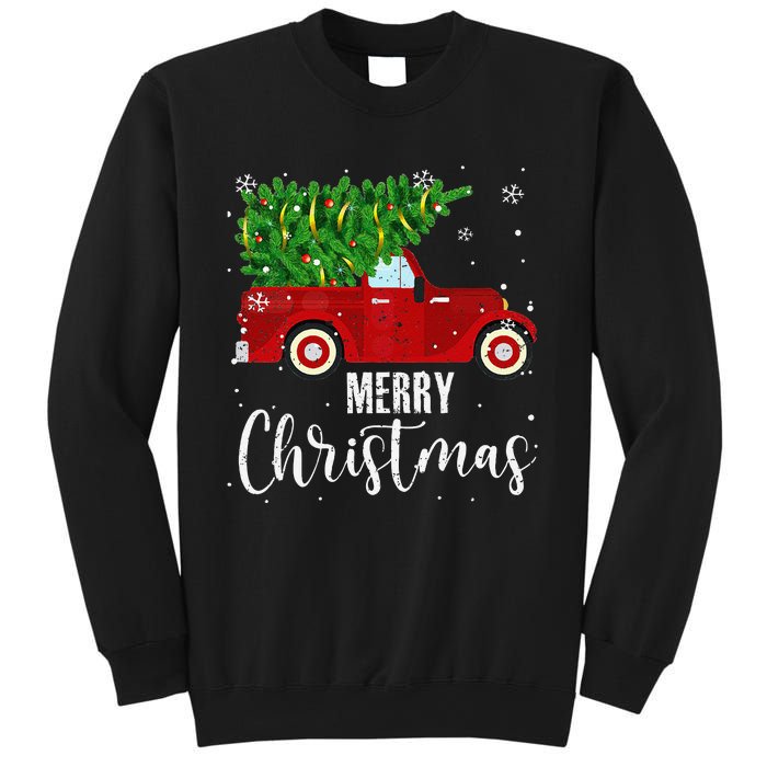 Vintage Wagon Christmas Tree On Car Xmas Vacation Sweatshirt