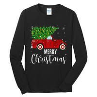 Vintage Wagon Christmas Tree On Car Xmas Vacation Tall Long Sleeve T-Shirt