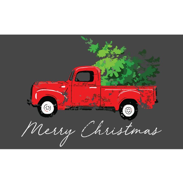 Vintage Wagon Christmas Tree On Car Xmas Vacation Bumper Sticker