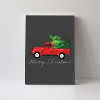 Vintage Wagon Christmas Tree On Car Xmas Vacation Canvas