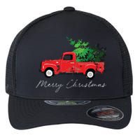 Vintage Wagon Christmas Tree On Car Xmas Vacation Flexfit Unipanel Trucker Cap