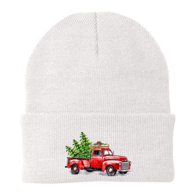 Vintage Wagon Christmas Shirts Xmas Tree On Car Red Truck Beanie