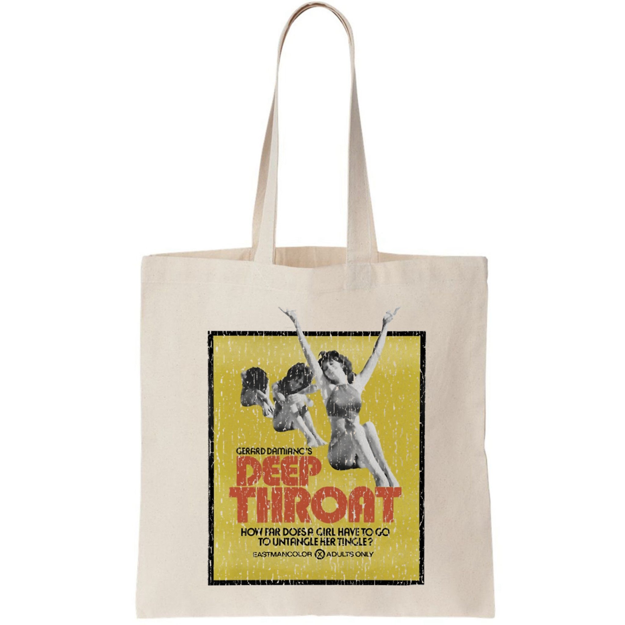 Vintage Worn Crack Deephroat 1972 Bag