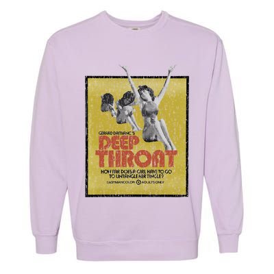 Vintage Worn Crack Deephroat 1972 Garment-Dyed Sweatshirt