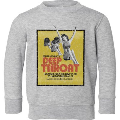 Vintage Worn Crack Deephroat 1972 Toddler Sweatshirt