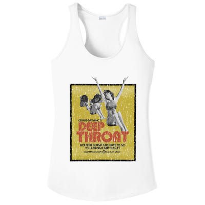 Vintage Worn Crack Deephroat 1972 Ladies PosiCharge Competitor Racerback Tank
