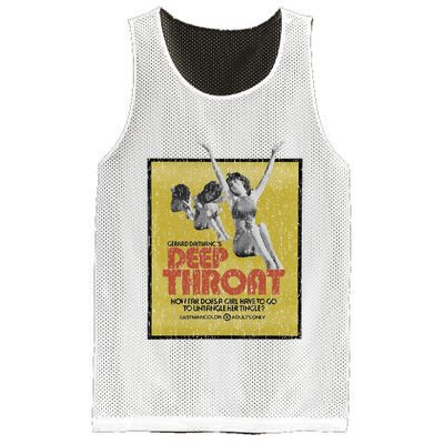 Vintage Worn Crack Deephroat 1972 Mesh Reversible Basketball Jersey Tank
