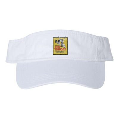 Vintage Worn Crack Deephroat 1972 Visor