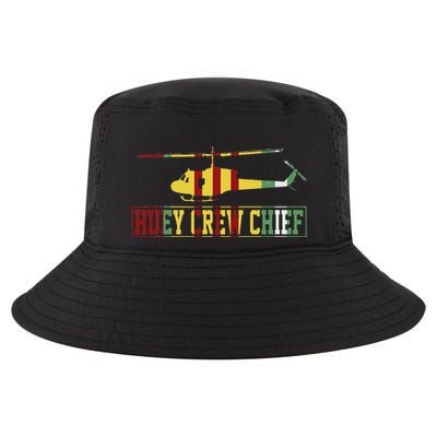 Vietnam War Crew Chief Uh1 Huey Crew Chief Vietnam Veteran Cool Comfort Performance Bucket Hat