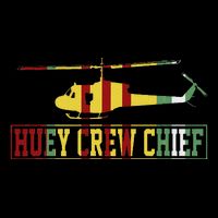 Vietnam War Crew Chief Uh1 Huey Crew Chief Vietnam Veteran Cooling Performance Crew T-Shirt