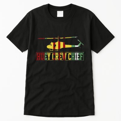 Vietnam War Crew Chief Uh1 Huey Crew Chief Vietnam Veteran Tall T-Shirt
