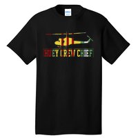 Vietnam War Crew Chief Uh1 Huey Crew Chief Vietnam Veteran Tall T-Shirt