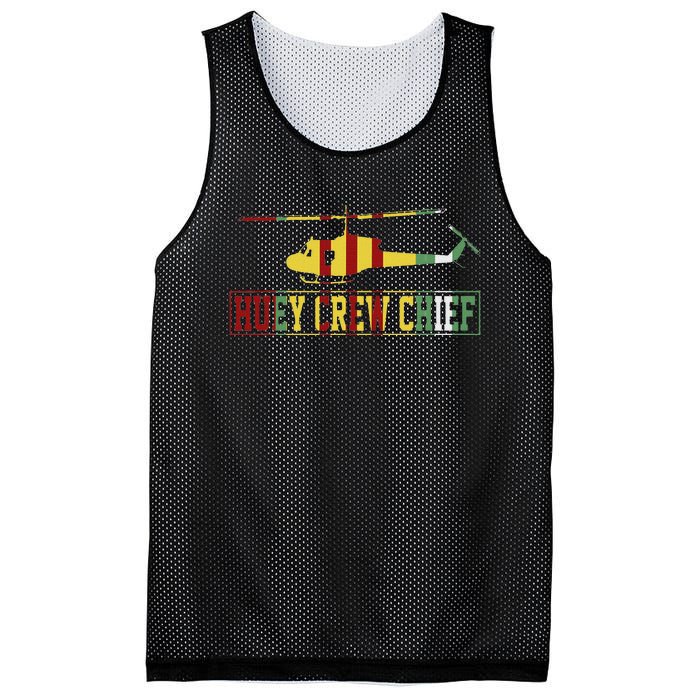 Vietnam War Crew Chief Uh1 Huey Crew Chief Vietnam Veteran Mesh Reversible Basketball Jersey Tank