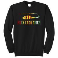 Vietnam War Crew Chief Uh1 Huey Crew Chief Vietnam Veteran Tall Sweatshirt