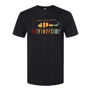 Vietnam War Crew Chief Uh1 Huey Crew Chief Vietnam Veteran Softstyle CVC T-Shirt