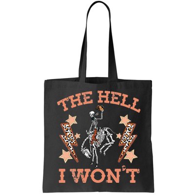 Vintage Western Country Cow Cow The Hell I Won't Bag