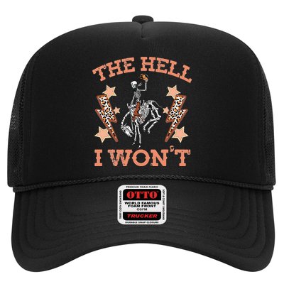 Vintage Western Country Cow Cow The Hell I Won't Trucker Hat