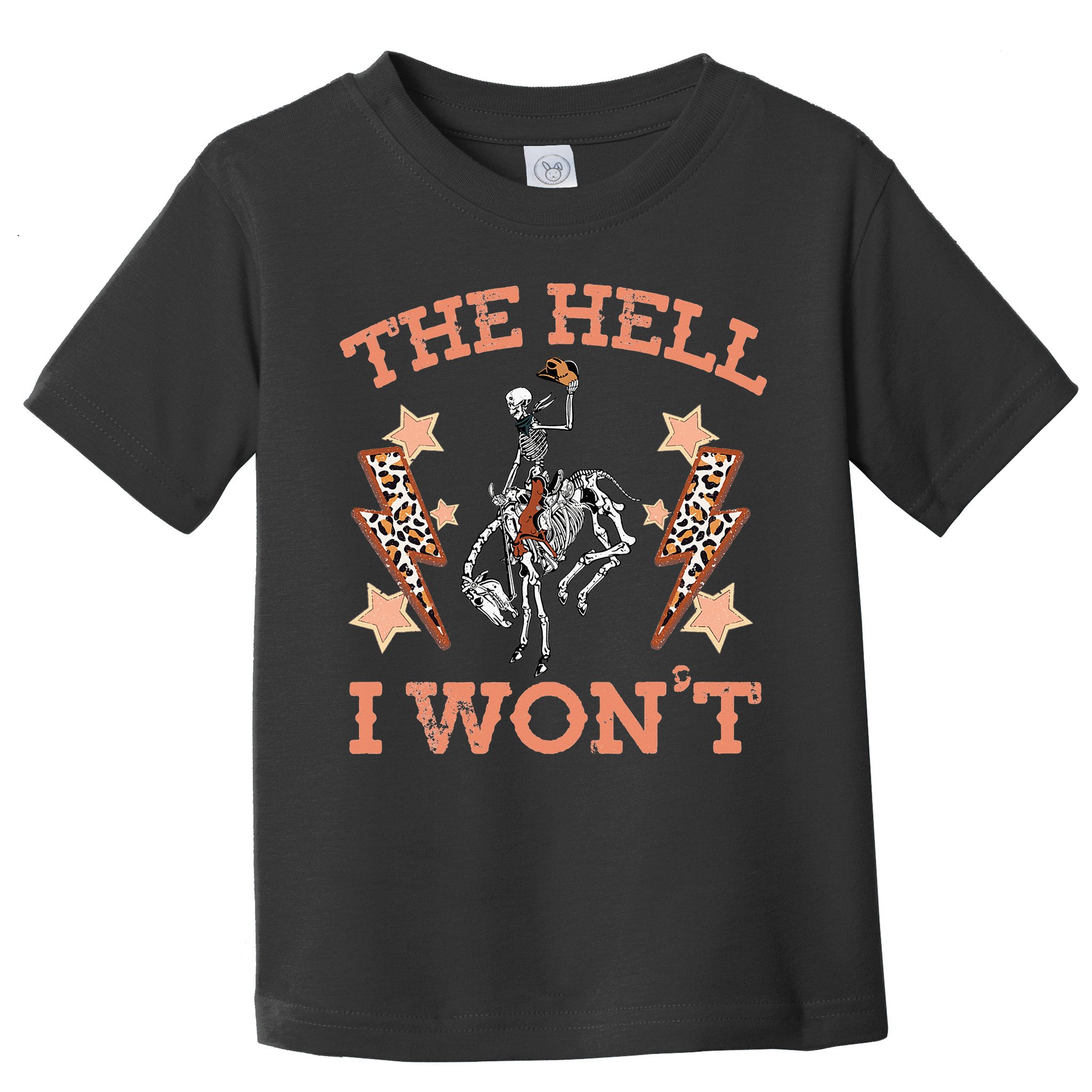 Vintage Western Country Cow Cow The Hell I Won't Toddler T-Shirt