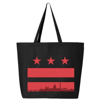 Vintage Washington Dc Retro Flag 25L Jumbo Tote